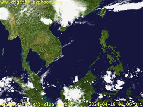 フィリピン 衛星画像|南・東南アジアの気象衛星 .
